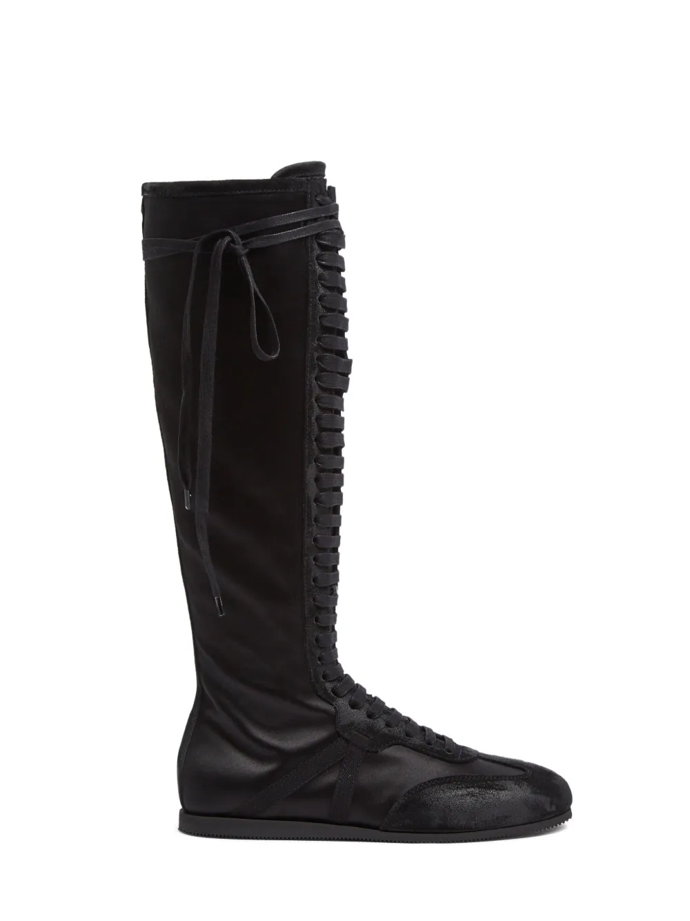 Ann Demeulemeester Pixie lace-up thigh-high boots Black