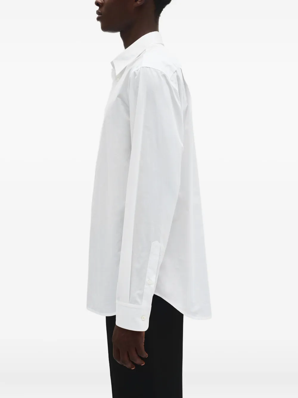 Ann Demeulemeester Haaken overhemd Wit