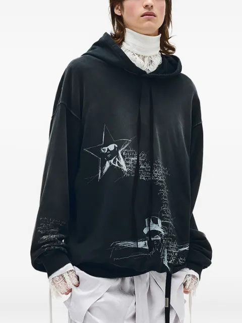 Ann Demeulemeester Sketchbook hoodie