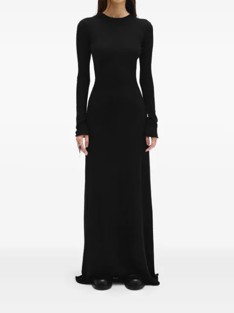Ann Demeulemeester Eva long-sleeve cut-out maxi dress