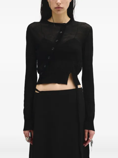 Ann Demeulemeester كارديغان 'ماغا' قصير ملفوف
