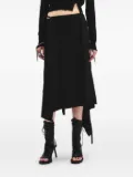 Ann Demeulemeester Ylva midi wrap skirt - Black