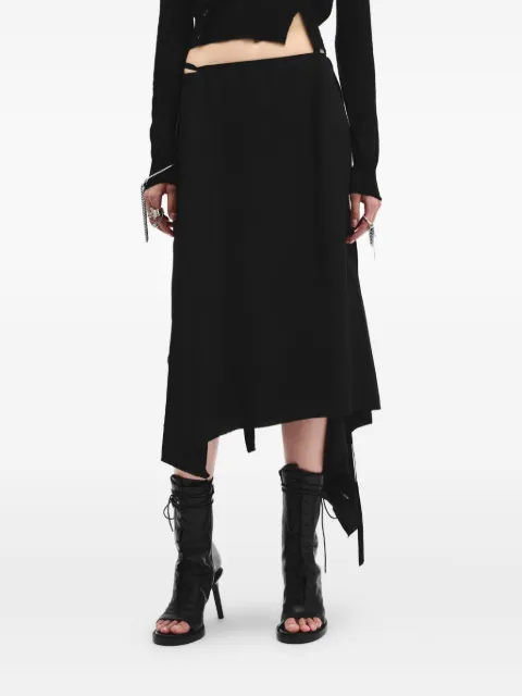 Ann Demeulemeester Ylva midi wrap skirt 