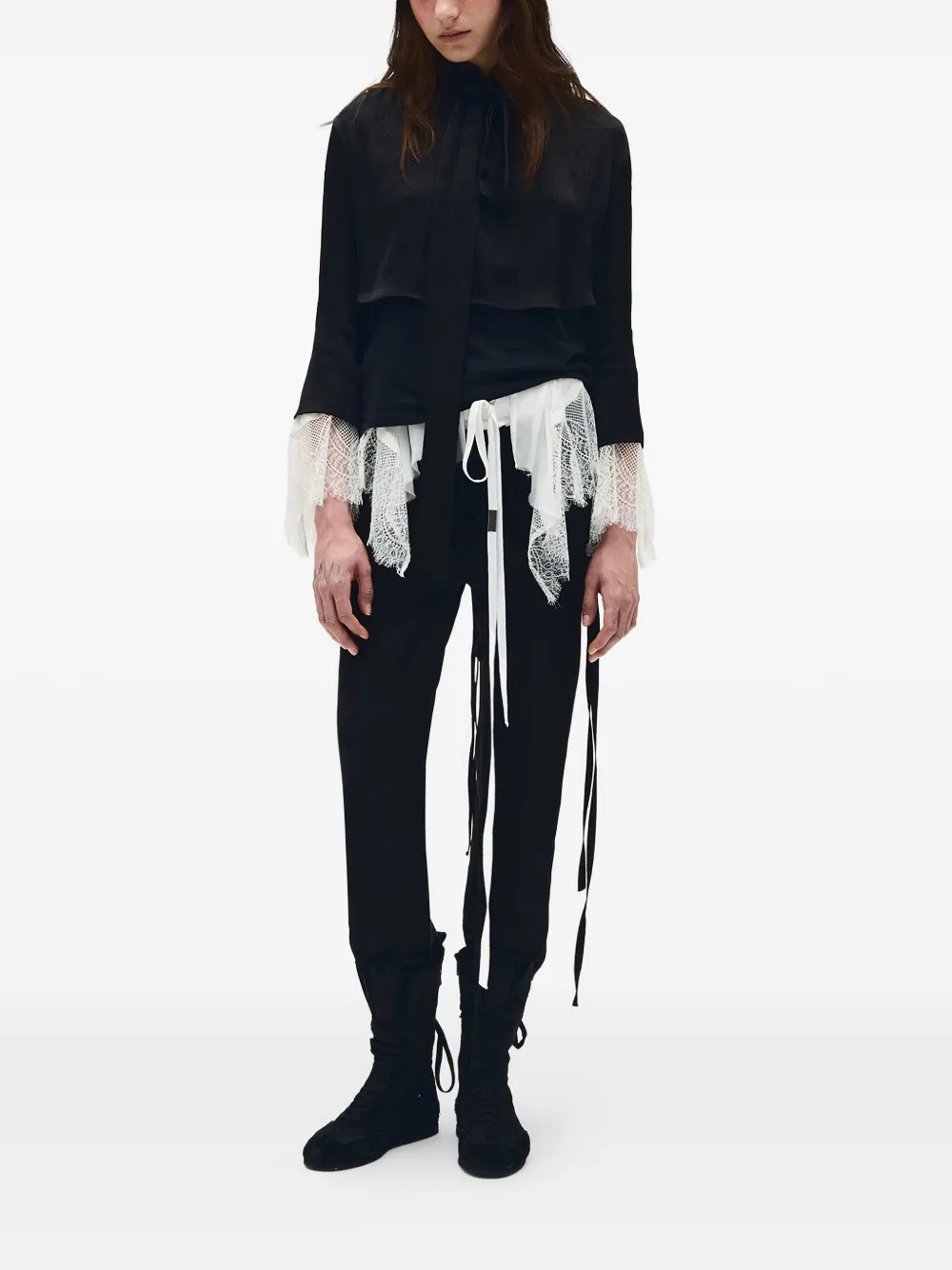 Ann Demeulemeester Esti trousers - Zwart