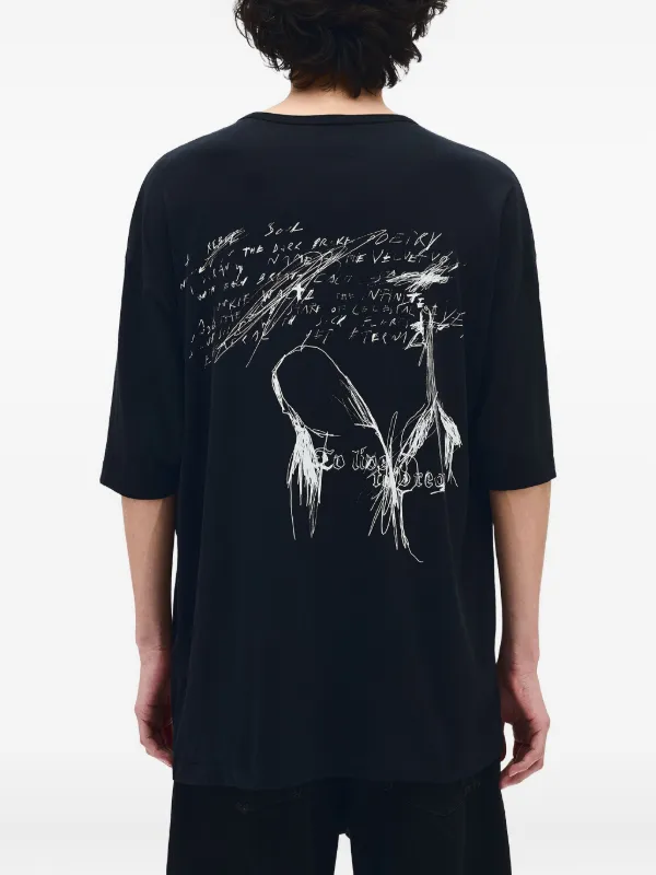 ANN DEMEULEMEESTER デストロイTシャツ アン・ドゥムルメステール Ann Demeulemeester DIETER HIGH