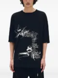 Ann Demeulemeester Sketchbook-print T-shirt - Black