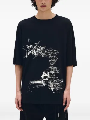 ANN DEMEULEMEESTERアシメトリーTシャツ 美品 Ann Demeulemeester アンドゥムルメステール Tシャツ