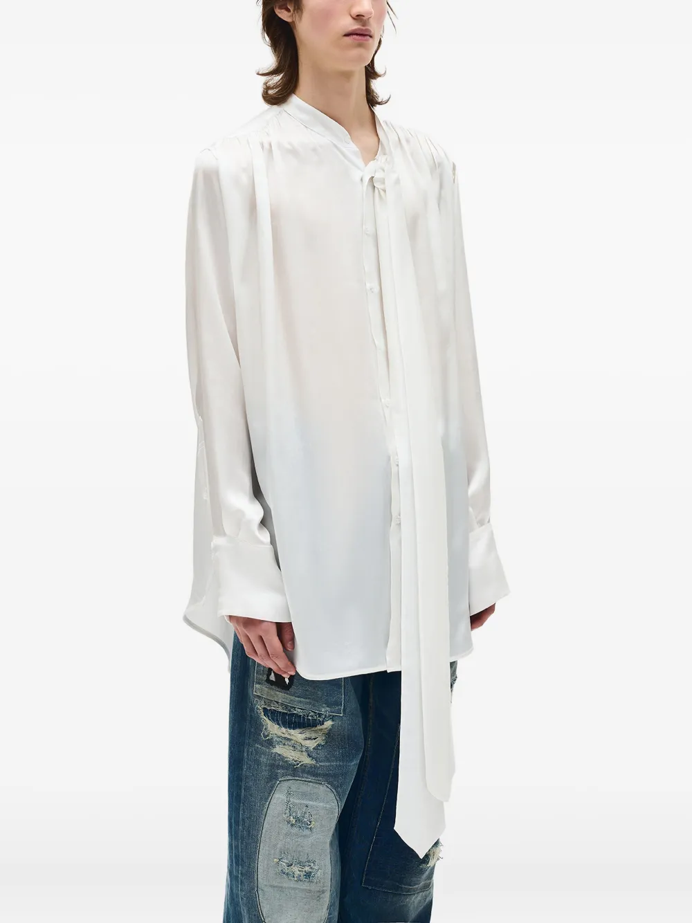 Ann Demeulemeester Solan overhemd Wit