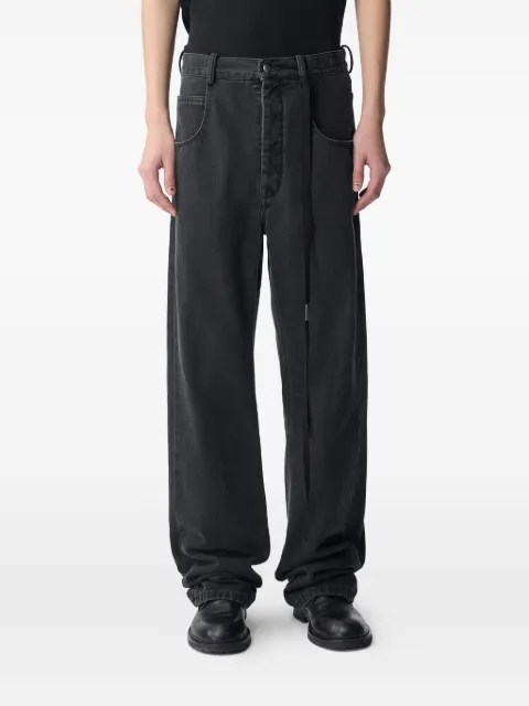 Ann Demeulemeester drawstring-detail jeans