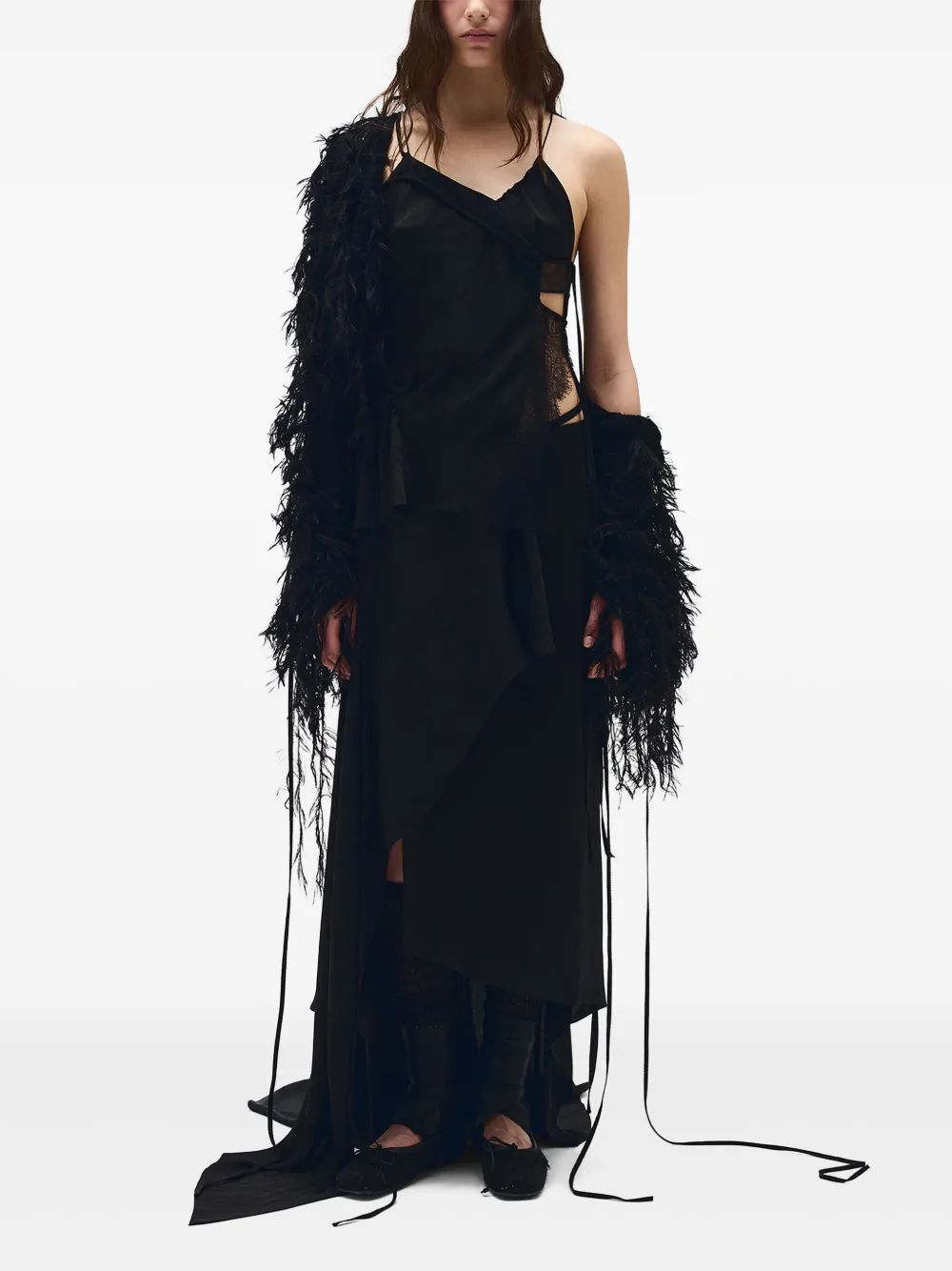 Ann Demeulemeester Sirka rok - Zwart