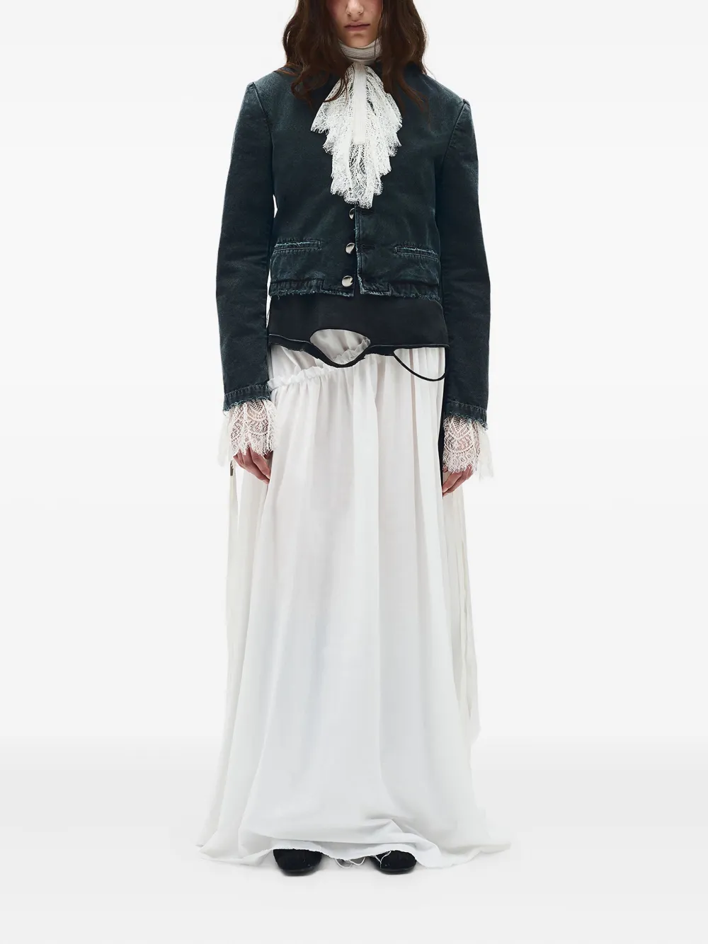 Ann Demeulemeester Neta maxi dress - Wit
