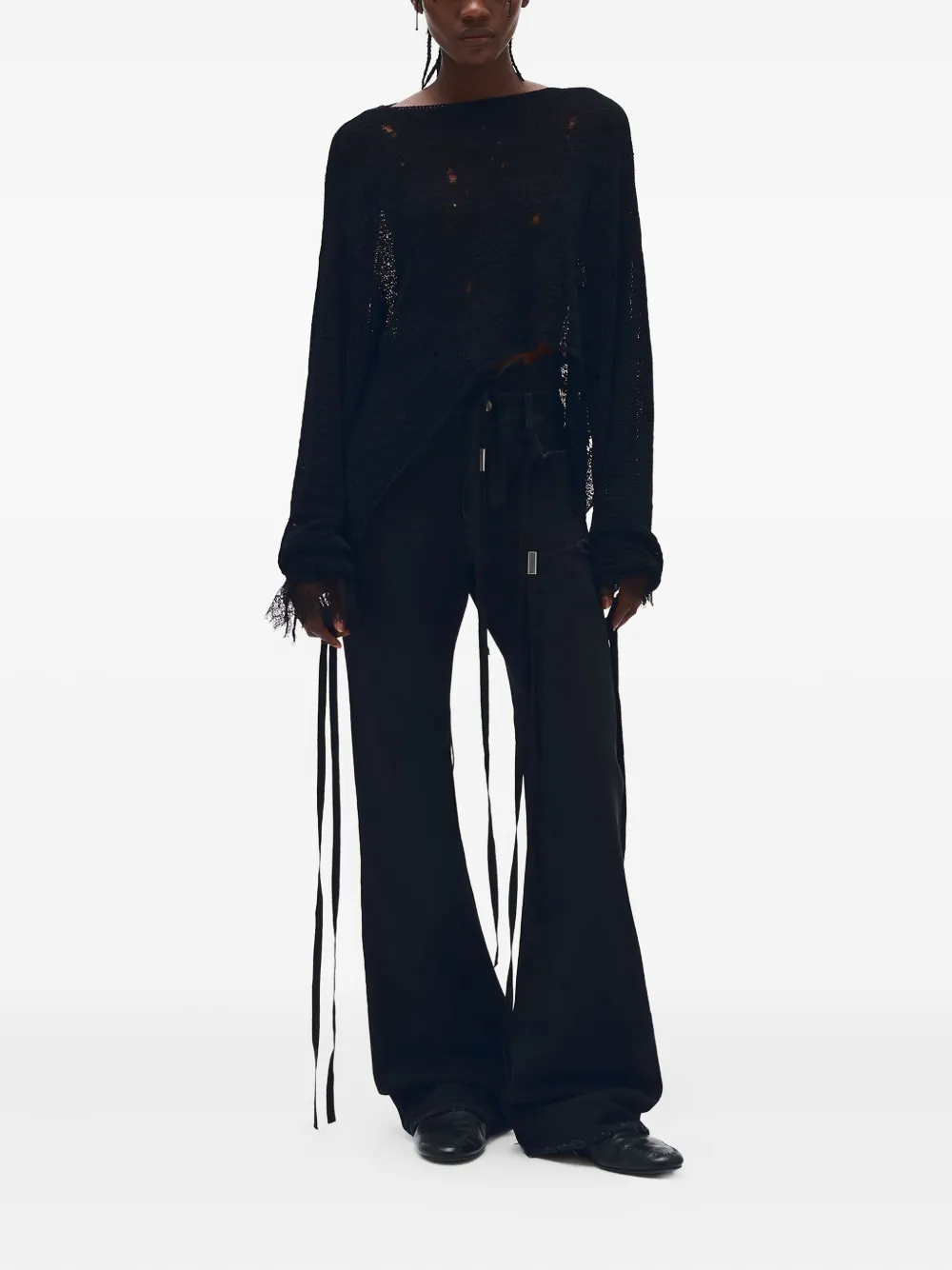 Ann Demeulemeester Hilaria jeans - Zwart