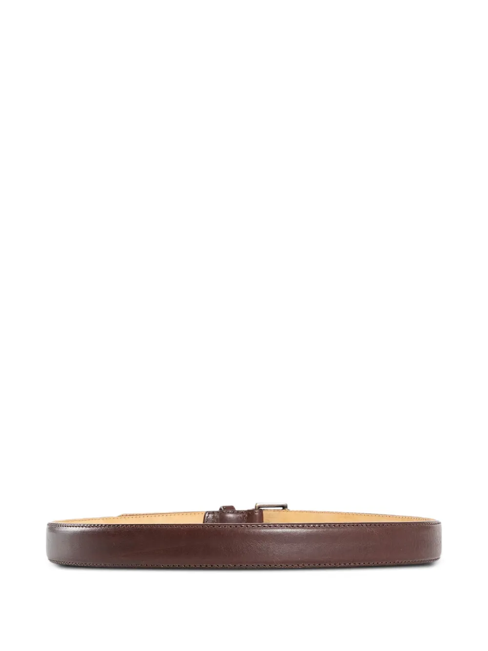 Hed Mayner debossed-logo calfskin belt | Image 2