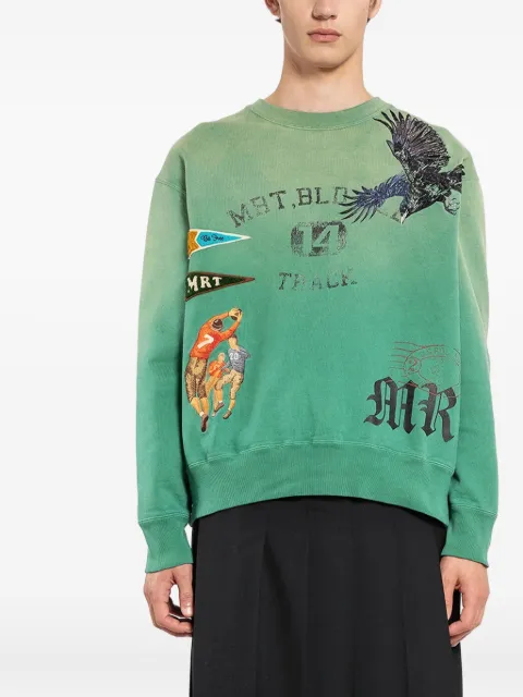 KHOKI eagle-print cotton sweatshirt