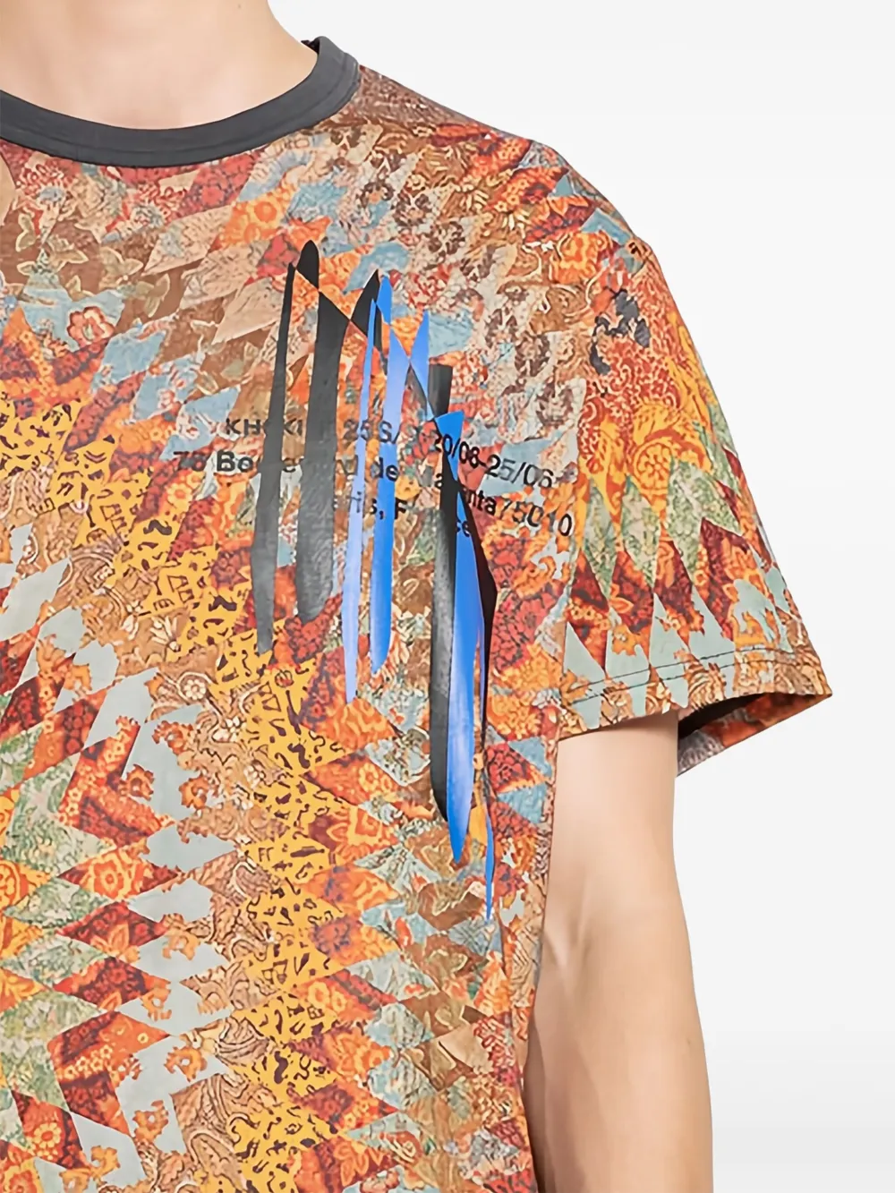 KHOKI patchwork-print T-shirt | T-Shirts | Image 2