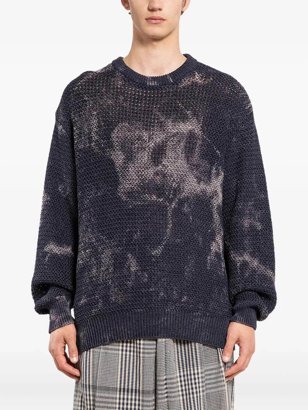 KHOKI tie-dye sweater | Blue | Image 1