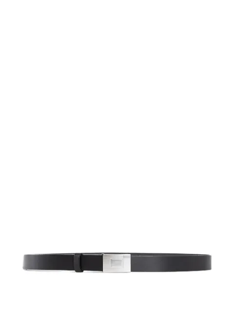 TAIGA TAKAHASHI leather rectangle-buckle belt
