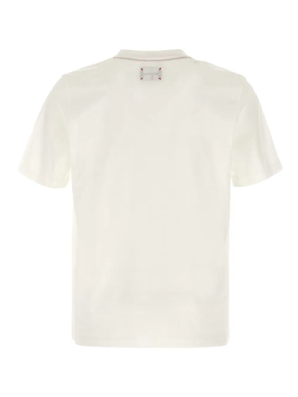 Kiton T-shirt met geborduurd logo - Wit