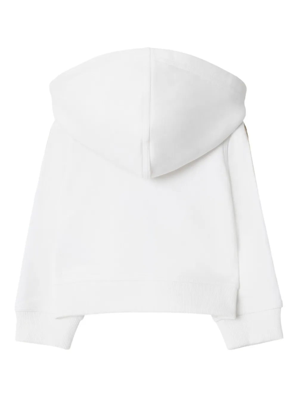 Burberry Kids Hoodie met rits Wit