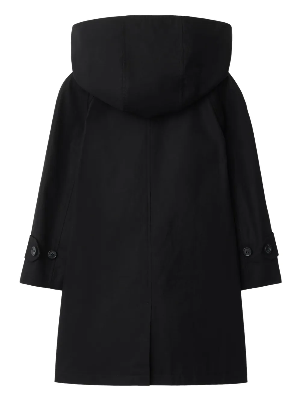 Burberry Kids Jas met capuchon Zwart
