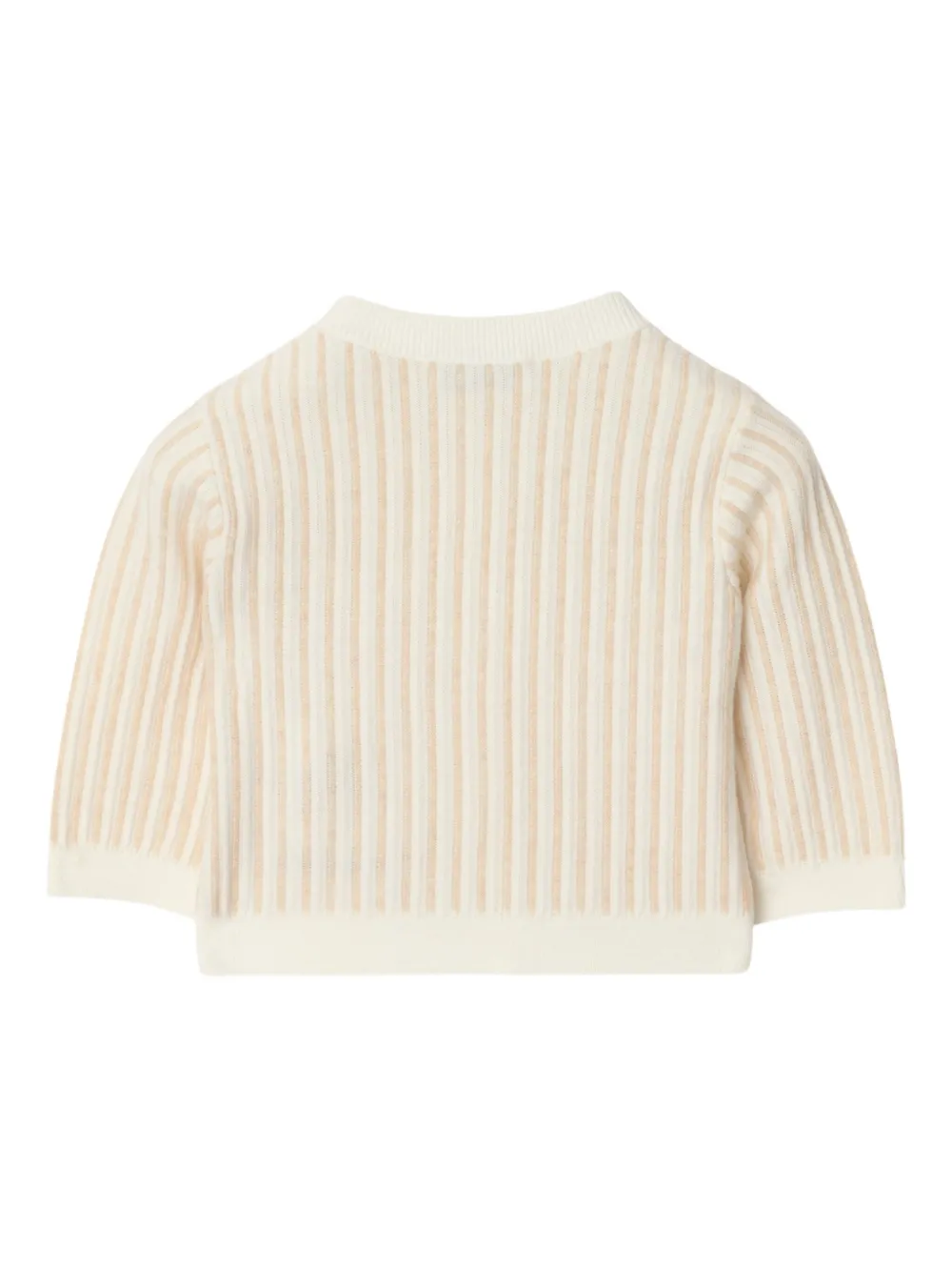 Burberry Kids Thomas Bear katoenen vest Beige