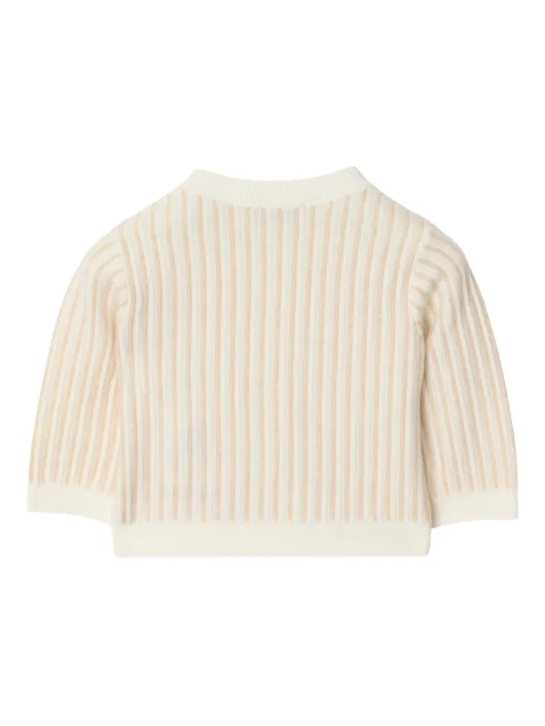 Burberry Kids トーマスベア カーディガン | ニュートラル | FARFETCH JP