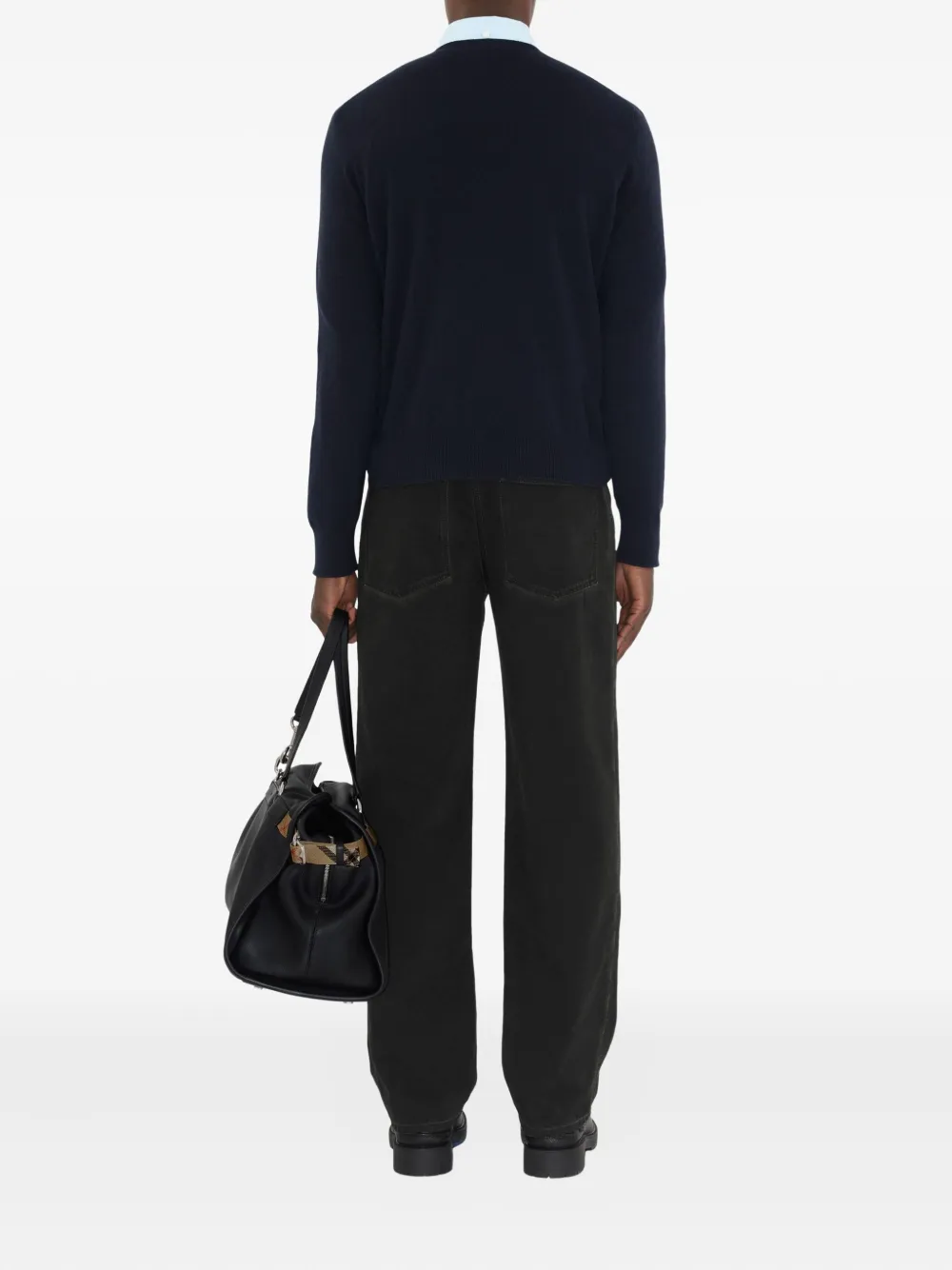 Burberry Sweater met ronde hals Blauw