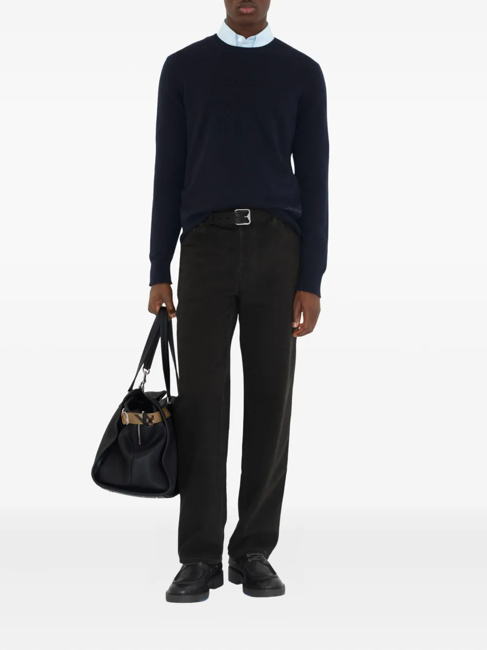 Burberry Sweater met ronde hals Blauw