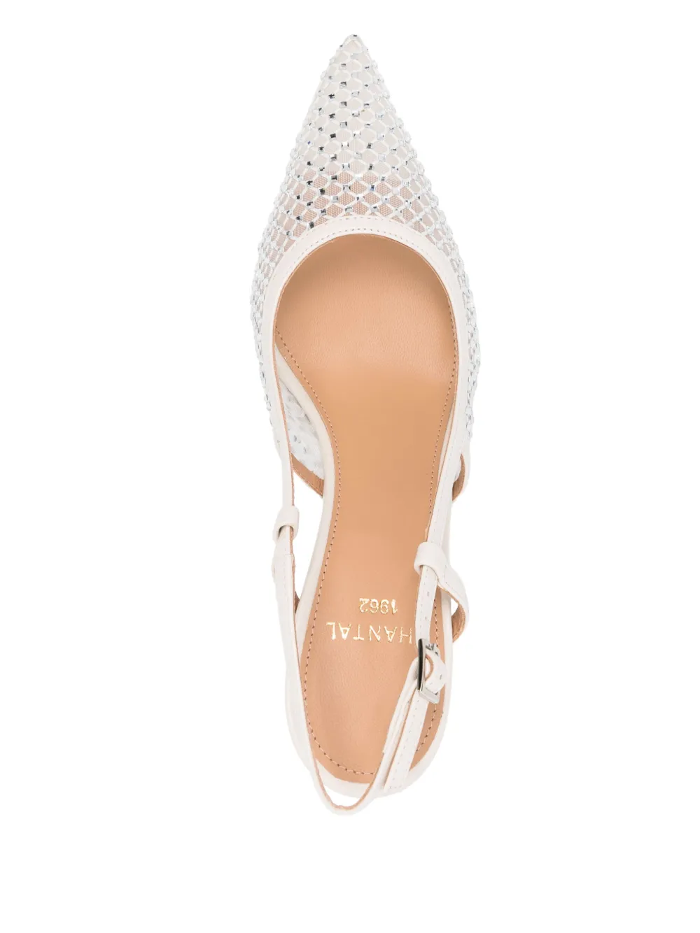 CHANTAL 70MM LEATHER HEELED PUMPS 