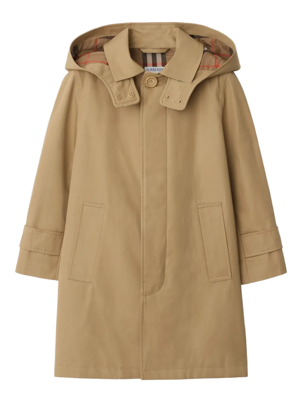 Burberry Kids Jas met capuchon Beige