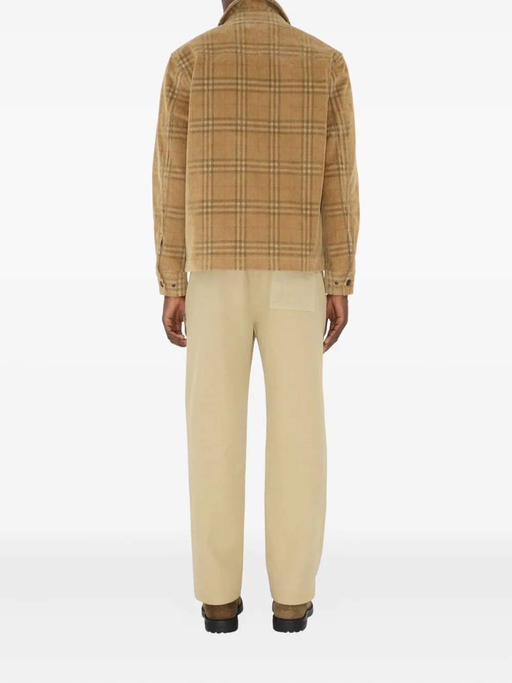 Burberry Ribfluwelen overhemd Beige