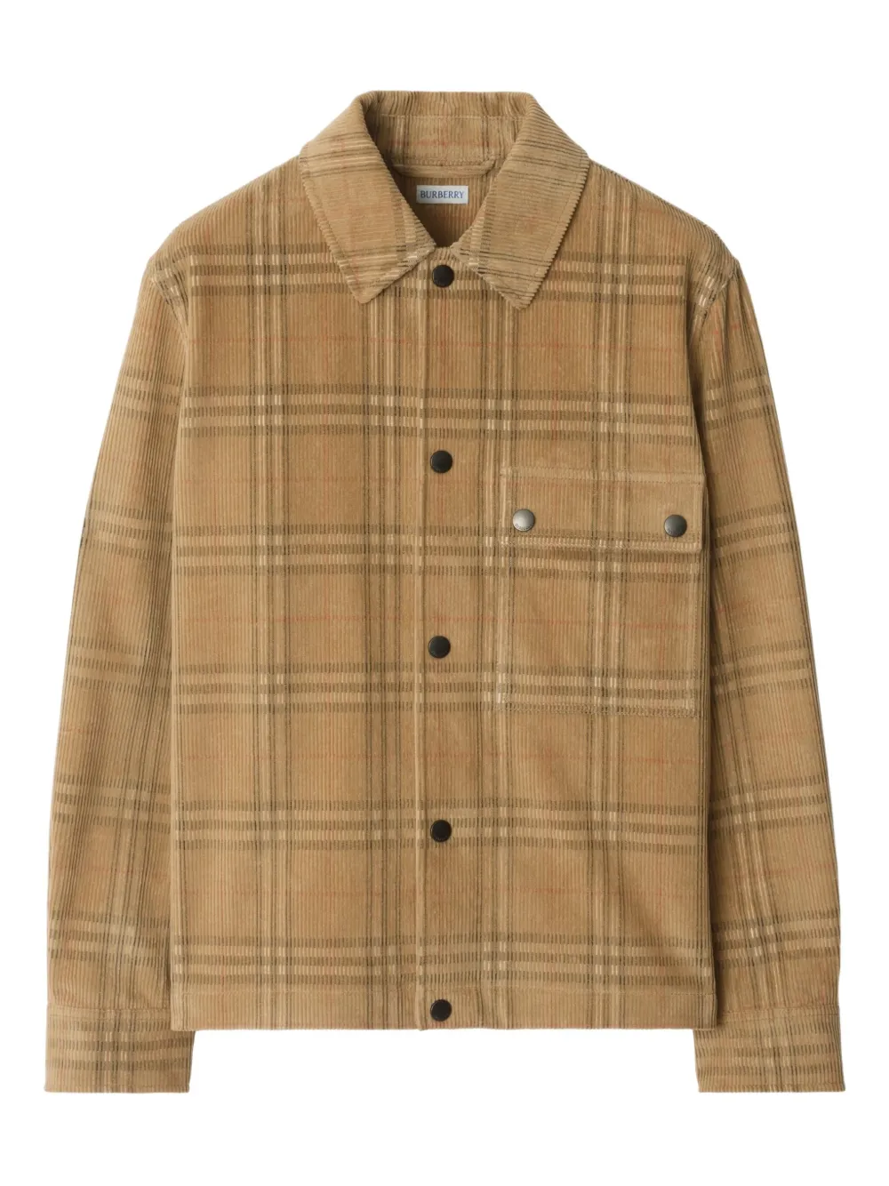 Burberry Ribfluwelen overhemd Beige