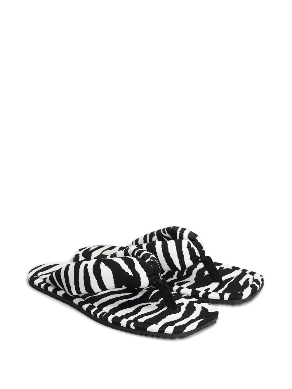 The Attico zebra-print flip-flops | Image 2