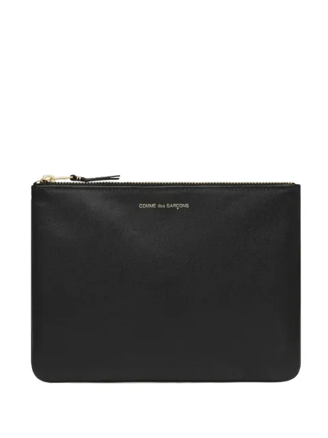 Comme Des Garçons Wallet logo-print leather wallet
