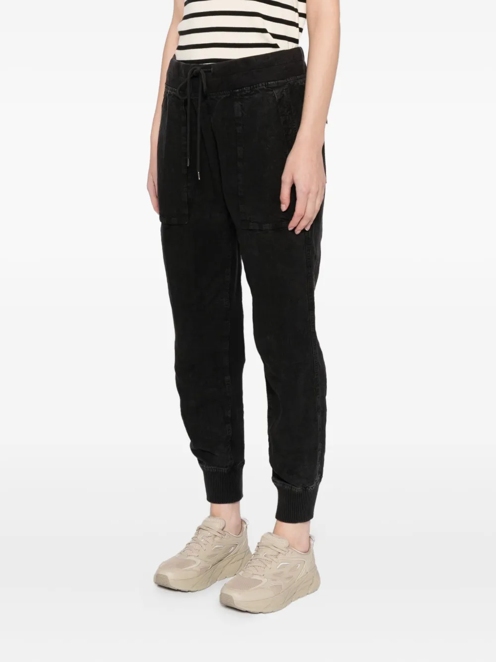 James Perse Media Trousers In Black
