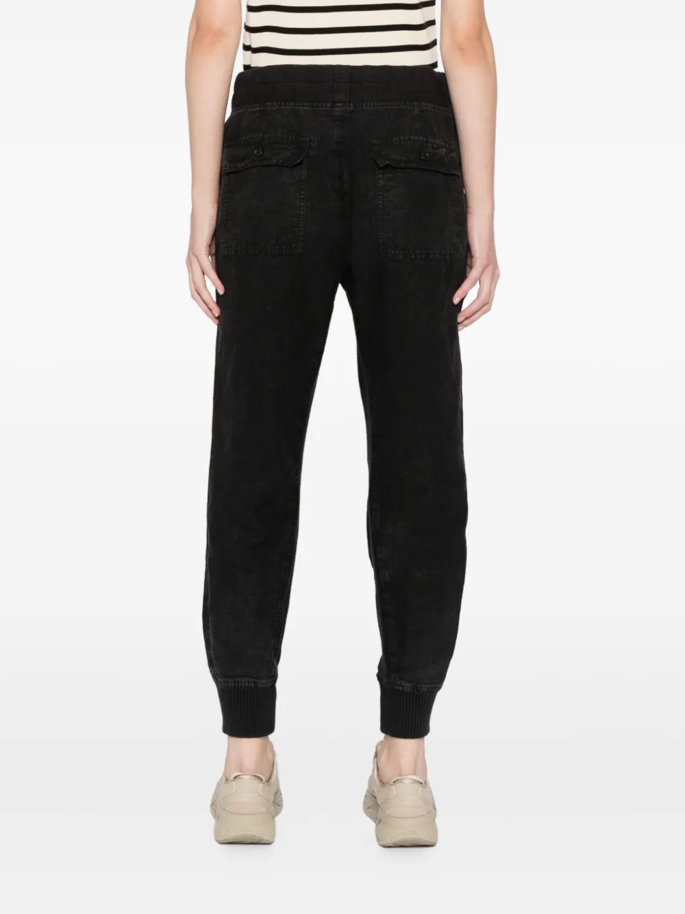 James Perse Media Trousers In Black