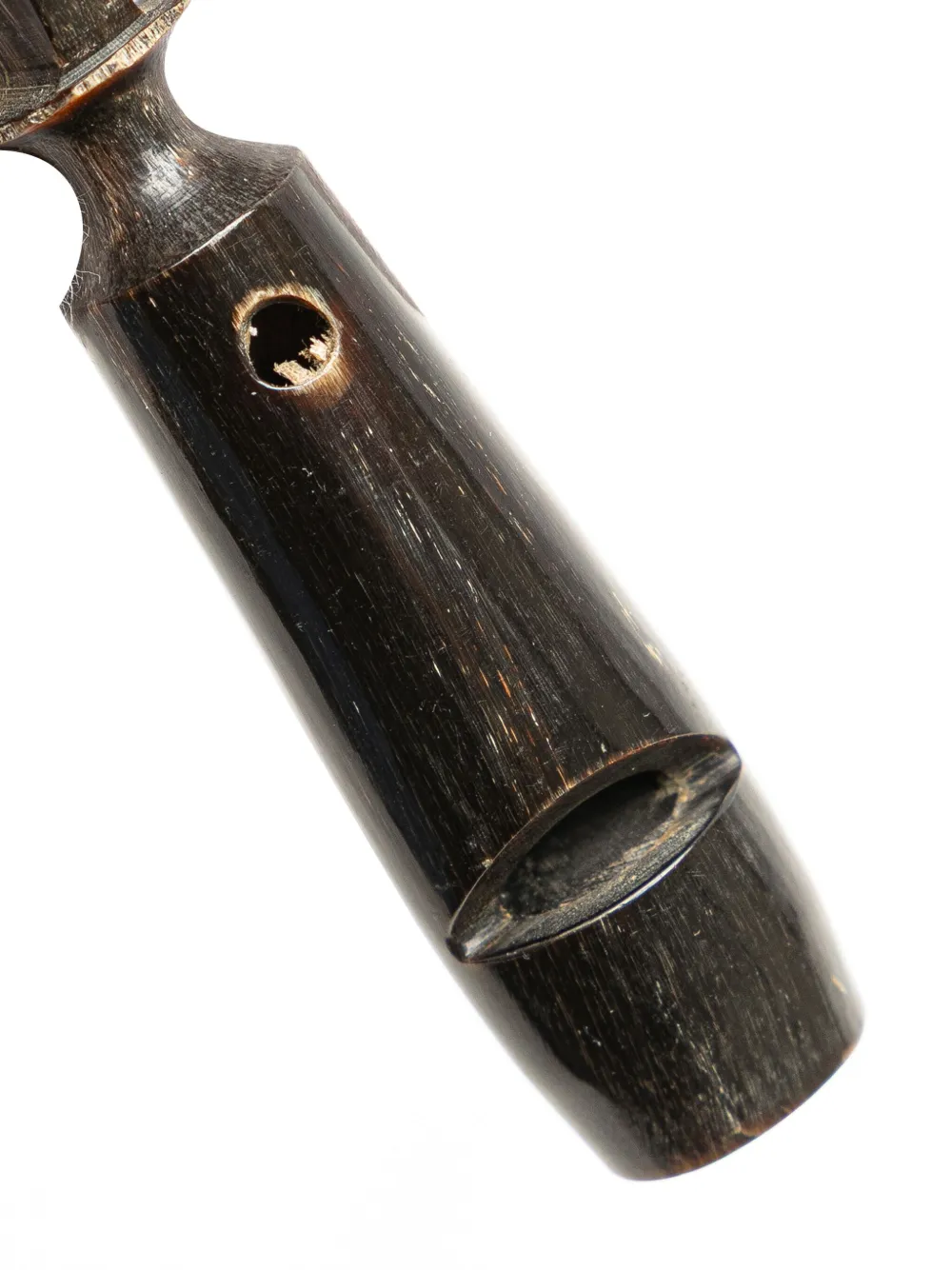 Hermès Pre-Owned 2000-2024 Leather and Wood Whistle Pendant Necklace costume necklace | Image 2