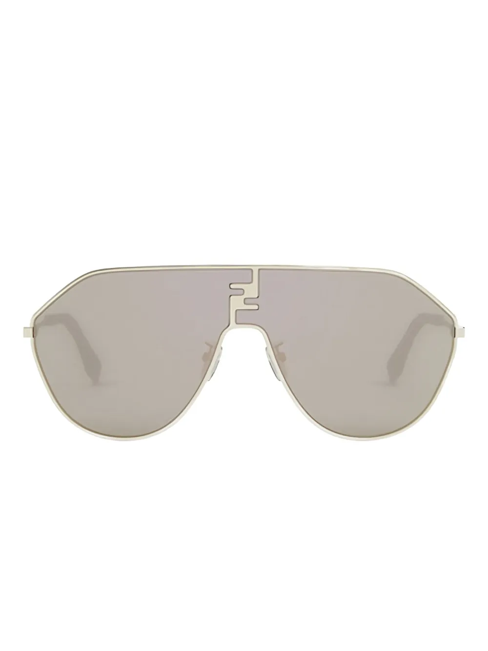 FENDI Zonnebril met piloten montuur Goud
