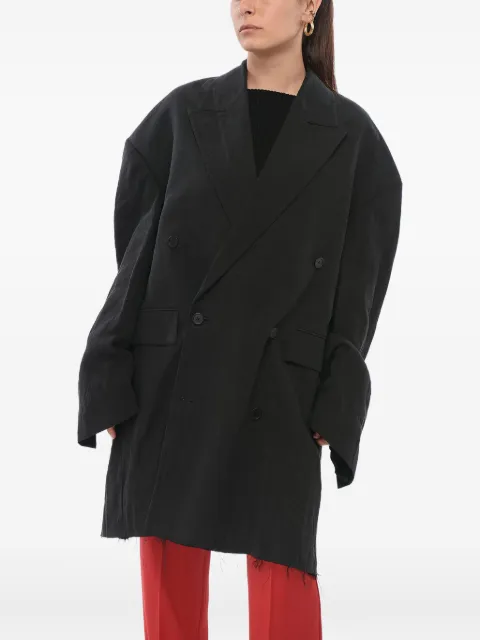 Balenciaga abrigo con botones