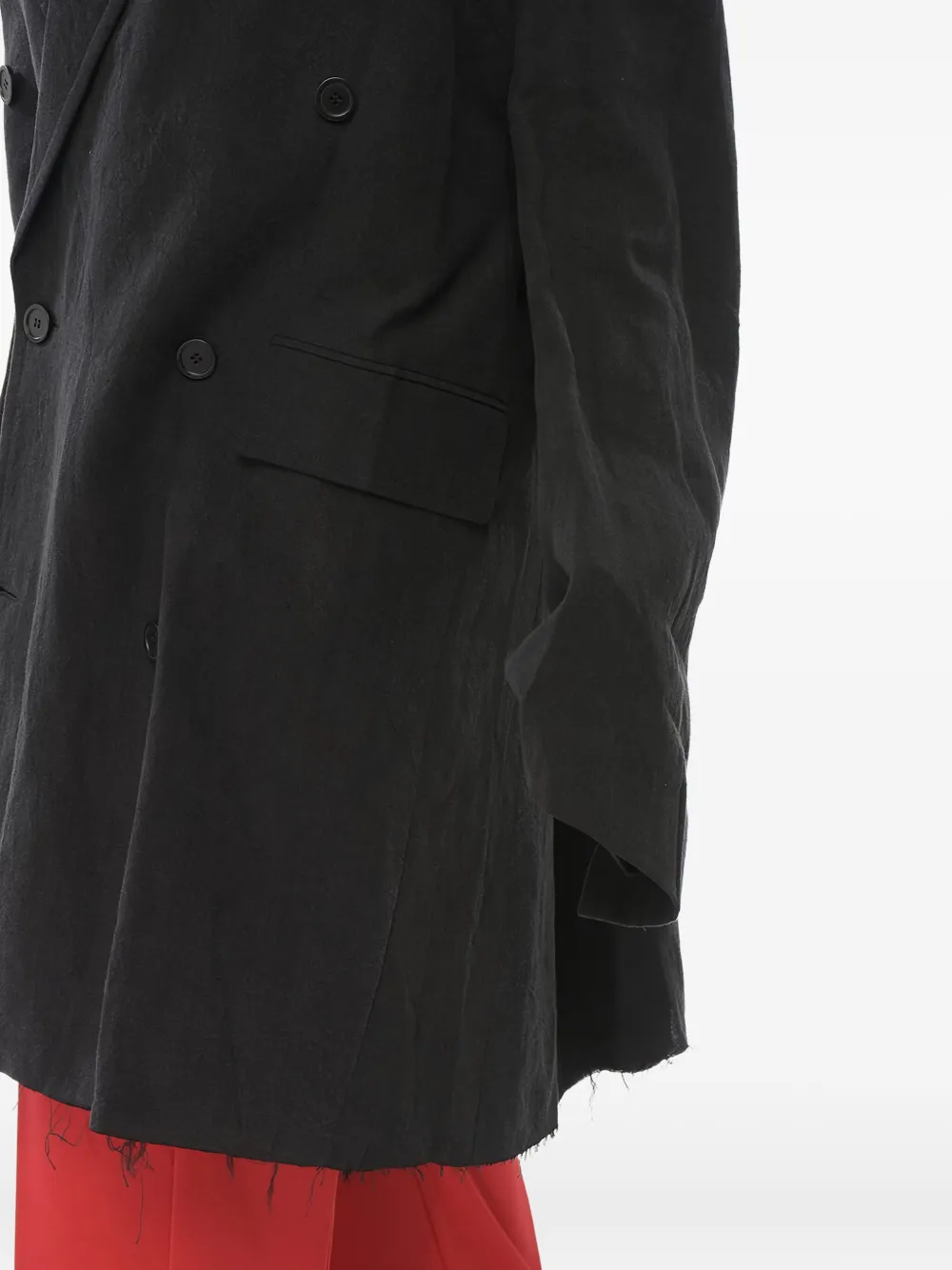 Balenciaga Linnen jas Zwart