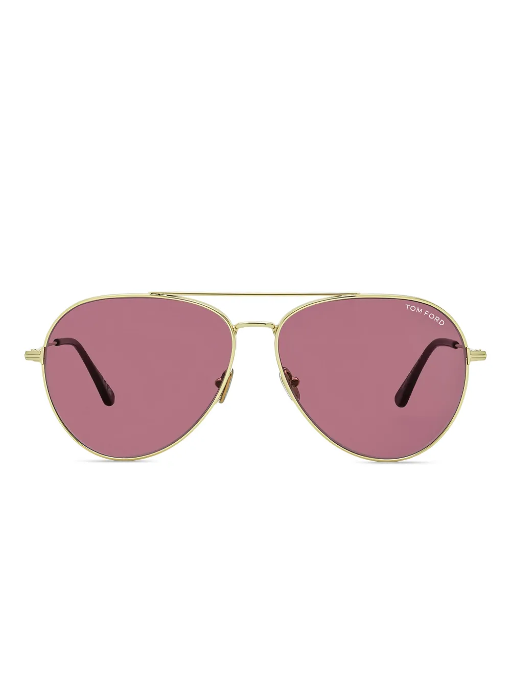 TOM FORD Eyewear Zonnebril met piloten montuur Goud
