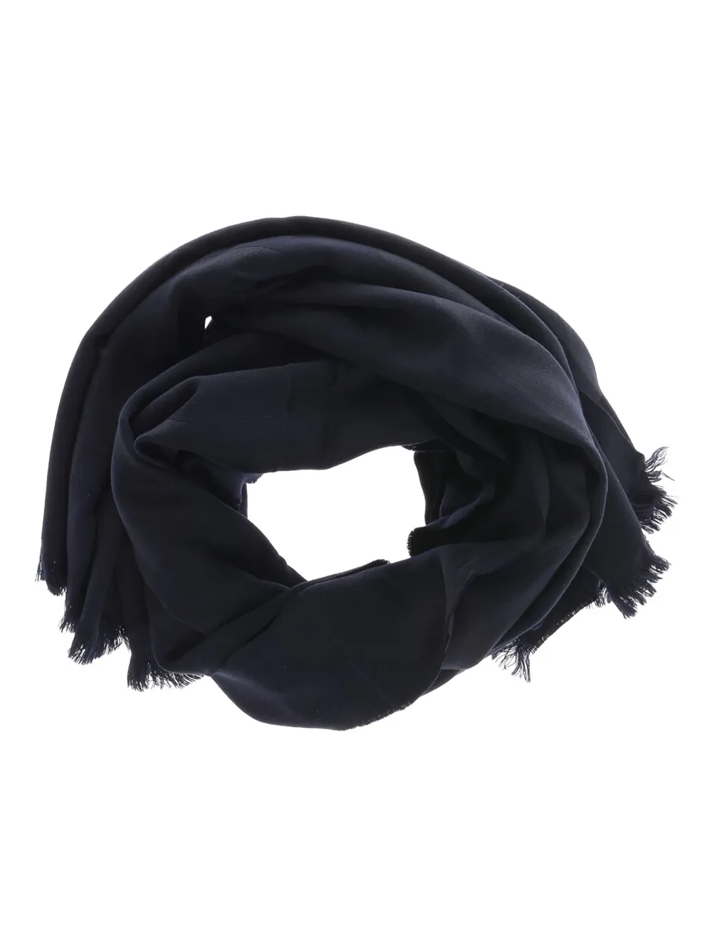 Saint Laurent jacquard-logo scarf | Blue | Image 1