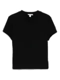 James Perse short sleeve cropped t-shirt - Black