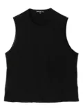 James Perse silk-blend tank top - Black