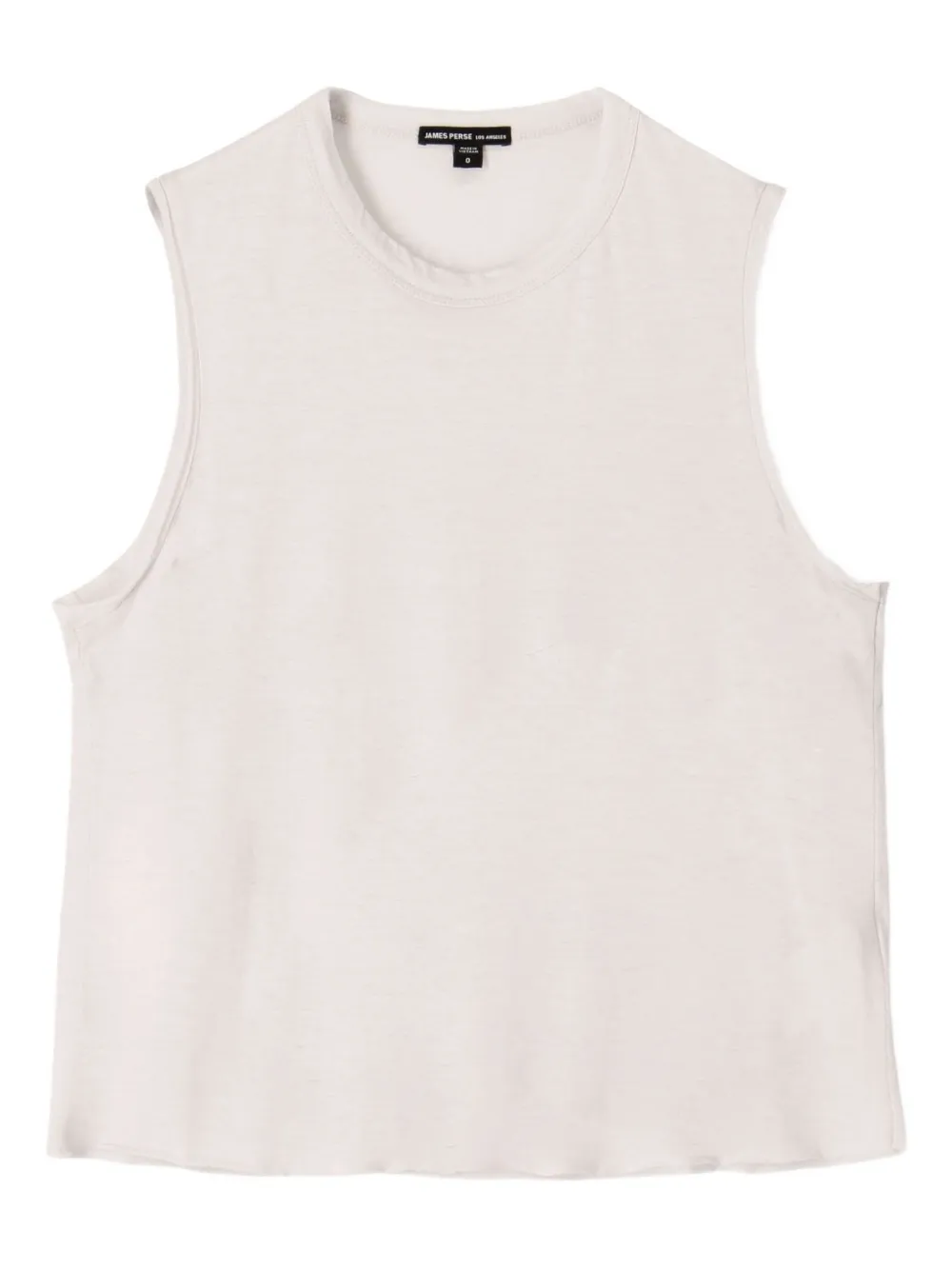 silk-blend tank top