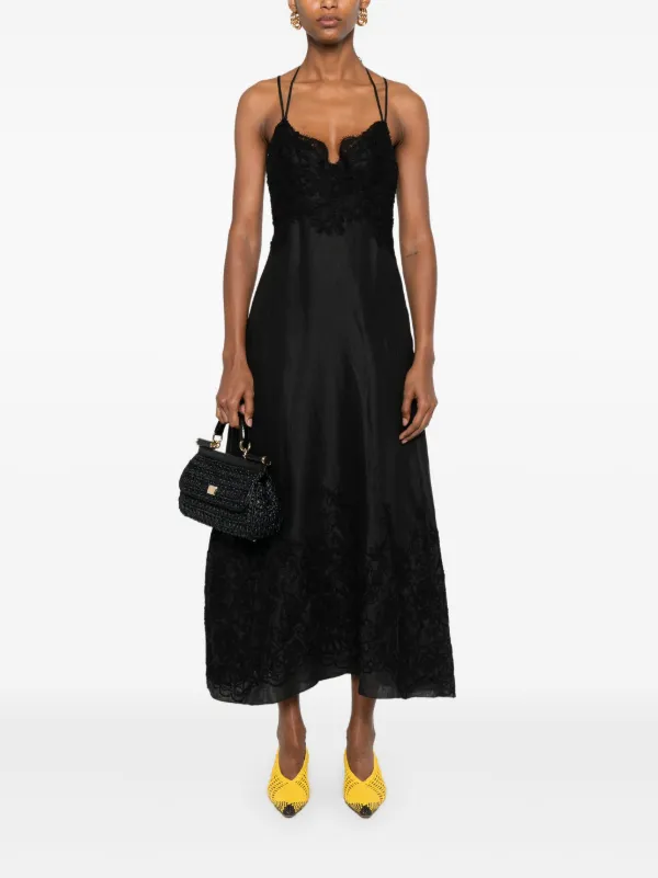 Ermanno Scervino lace-detail Dress | Black | FARFETCH