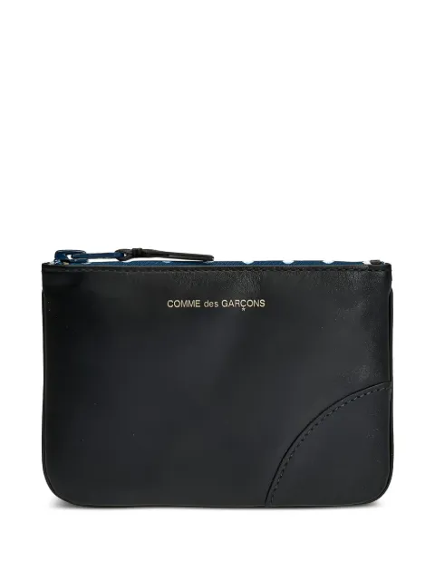 Comme Des Garçons Wallet zip-top polka-dot wallet