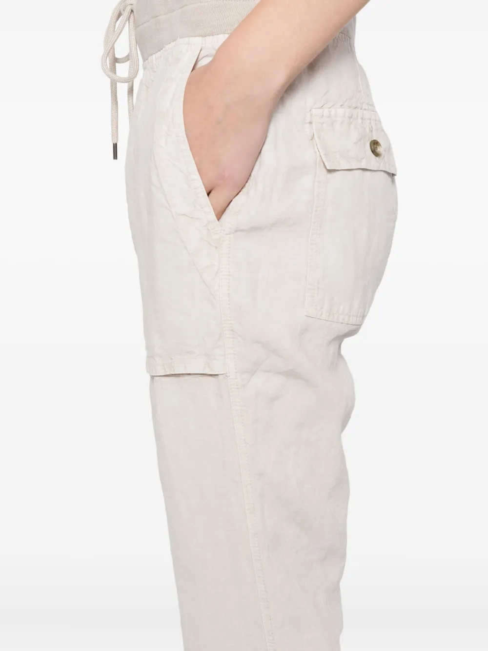 James Perse Media Trousers In Neutral