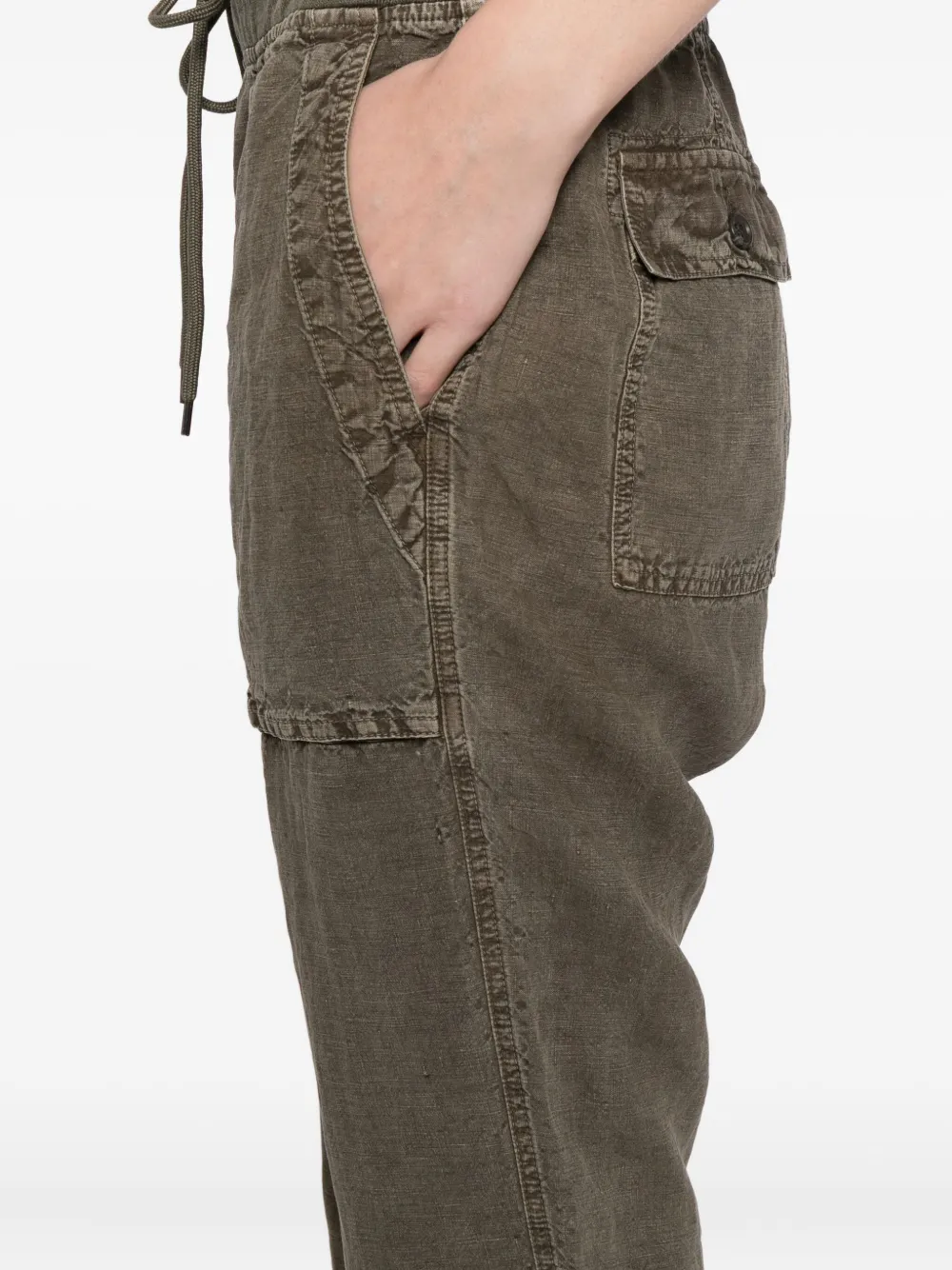 James Perse Media Trousers In Green