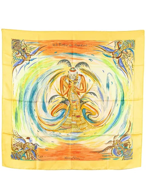 Hermès Pre-Owned 20th Century Les Perles de Turkana Silk Scarf scarves